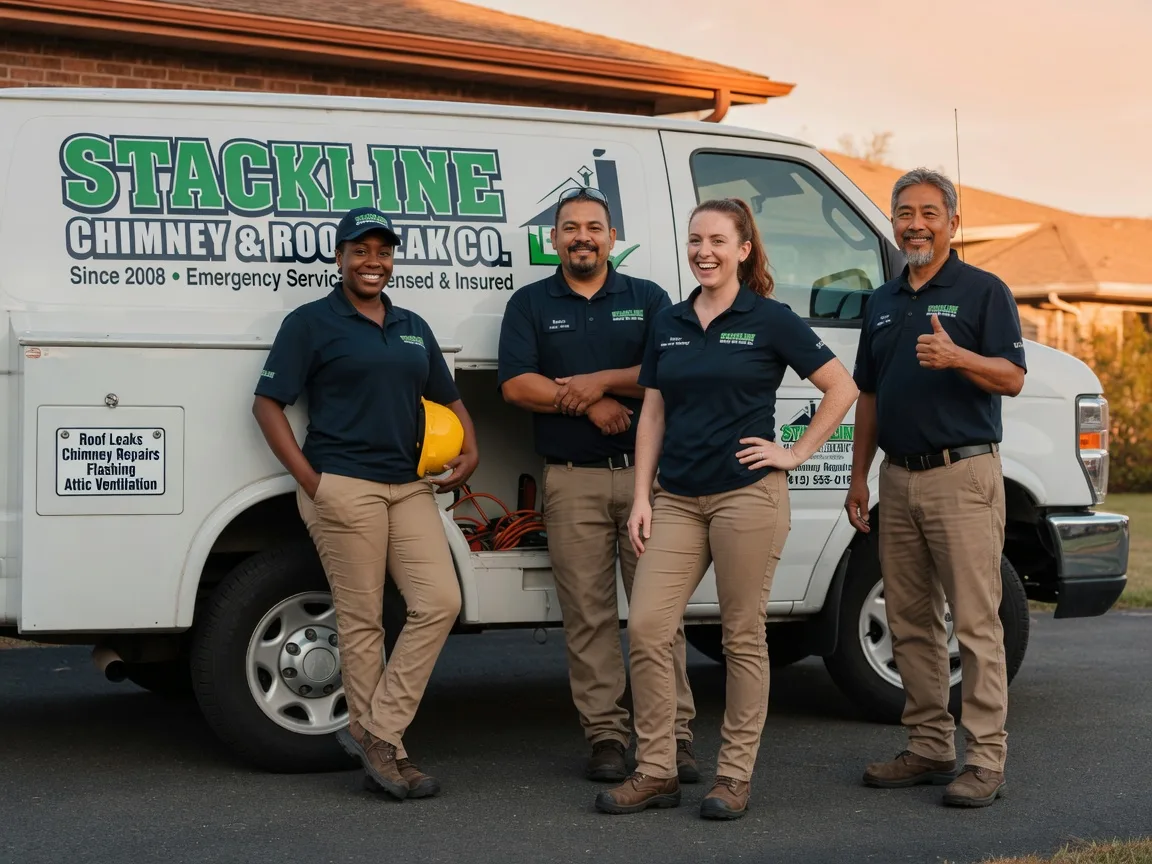 Chimney flashing repair company in Victoria, KS